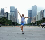 Guangzhou miestas Kinijoje