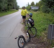 Paspirtukininkai i&scaron; Ventės pasiekė Nidą ir Karklę