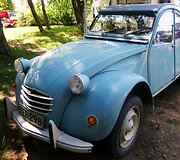&bdquo;Citro&euml;n 2CV&ldquo; klubo i&scaron; Suomijos nariai vie&scaron;i Kauno kempinge