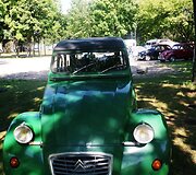 &bdquo;Citro&euml;n 2CV&ldquo; klubo i&scaron; Suomijos nariai vie&scaron;i Kauno kempinge