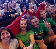 Eglė Nasvytytė kartu su draugais stebės Lietuvos ir Ispanijos rinktinių kovą