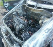 Pilaitėje sudegė automobilis