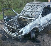 Pilaitėje sudegė automobilis