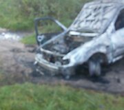 Pilaitėje sudegė automobilis