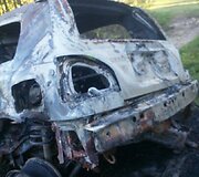 Pilaitėje sudegė automobilis