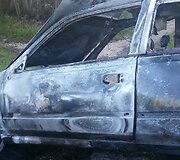 Pilaitėje sudegė automobilis