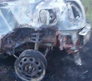 Pilaitėje sudegė automobilis