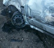 Pilaitėje sudegė automobilis