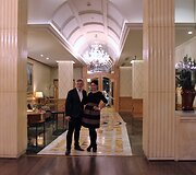 Paulius ir Jurga Jurkevičiai premijos įteikimo vakarą 