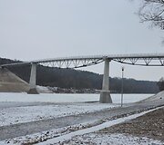 Pėsčiųjų ir dviračių tiltas Alytuje