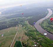 Kar&scaron;to oro balionų čempionato akimirka