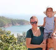 Koh Phangan panoramoje &ndash; Simona ir Vasarė