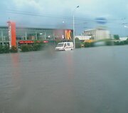 Taip ketvirtadienį atrodė Pramonės prospektas, kuriame įsikūrusi &bdquo;Maxima&ldquo;.