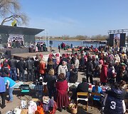 Rusnės saloje siautėjo pavasari&scaron;kiausia &scaron;ventė &ndash; &Scaron;aktarpis