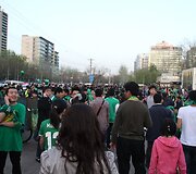 Pekiniečiai ruo&scaron;iasi futbolo rungtynėms