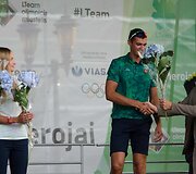 Kauno Rotu&scaron;ės aik&scaron;tėje pagerbti i&scaron; Rio sugrįžę Lietuvos sportininkai