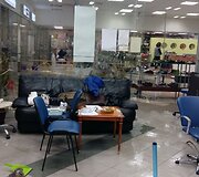 Prekybos centre &bdquo;Saulėtekis&ldquo; patalpas po kiekvienos liūties užlieja