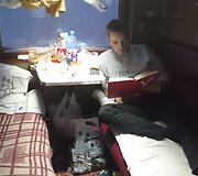 Jau per pirmą kelionę traukiniu perskaičiau abi pasiimtas knygas