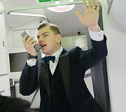 Pirmojo skrydžio su &bdquo;Bombardier CS300&ldquo; akimirkos