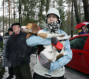 Renginyje &scaron;iemet varžėsi ir kitų veislių keturkojai.