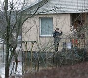 Netoli upės gyvenantiems sodininkams pavasariniai potvyniai nėra naujiena