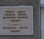 &Scaron;ilutėje ir pamaryje gyvenantys vokiečiai
