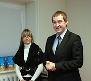 Lietuvos turizmo ambasadorius, gidus, sveikino Kauno miesto savivaldybės Miesto įvaizdžio ir turizmo skyriaus vedėjas Saulius Kromalcas