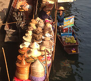 Plaukiojantis Tailando turgus, skirtas turistams