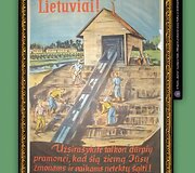 Plakatuose atsispindi anų dienų aktualijos.
