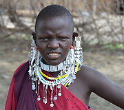 Tanzanija. Masajų mergina