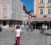 Turgaus aik&scaron;tė senamiestyje