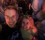 Į Lenkiją Regimantas ir Monika atvažiavo dėl Var&scaron;uvoje vykusio grupės &bdquo;Coldplay&ldquo; koncerto