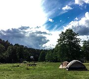 Ekspedicijos dalyvių plaukimas Ūlos upe
