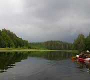 &bdquo;Baidarė upėje&ldquo; plaukimas Auk&scaron;taitijos ežerynu