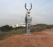 Netoli Lisabonos esantis žvejų miestelis Nazare