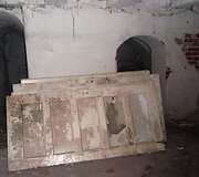 Pastatas prie&scaron; restauravimo darbus