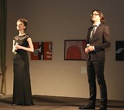 Apdovanojimų vakare koncertavo Klaipėdos valstybinio muzikinio teatro solistai Judita Butkytė-Komovienė ir Tomas Pavilionis.
