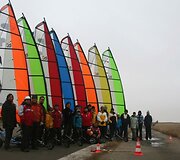 Savaitgalį Nidoje varžėsi vėjaračių sporto entuziastai.