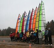 Savaitgalį Nidoje varžėsi vėjaračių sporto entuziastai.