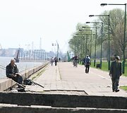 Klaipėda savaitgalį jau gyvena vasari&scaron;komis nuotaikomis. 
