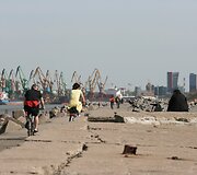 Dalis klaipėdiečių sekmadienį atidarė ir dviračių sezoną. 