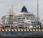 Paskutinysis atplaukė kruizinis laivas &bdquo;Europa&ldquo;, atplukdęs 500 turistų. 