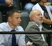&bdquo;Neptūno&ldquo; klubo vadovas Osvaldas Kurauskas ir valdybos pirmininkas Eugenijus Gentvilas