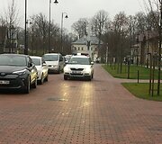 Į vietą atvyko Plungės policijos pareigūnai