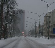 Klaipėdoje savaitgalį gerokai prisnigo ir pripustė