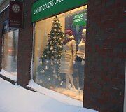 Klaipėdoje savaitgalį gerokai prisnigo ir pripustė