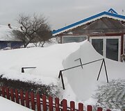 Sniegas užklojo tykiąją Nidą