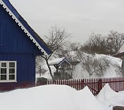 Sniegas užklojo tykiąją Nidą