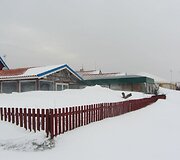 Sniegas užklojo tykiąją Nidą