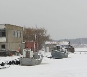 Sniegas užklojo tykiąją Nidą